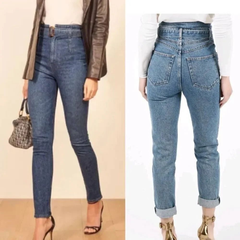 Reformation Kayo High-Waist  Skinny Jeans 26